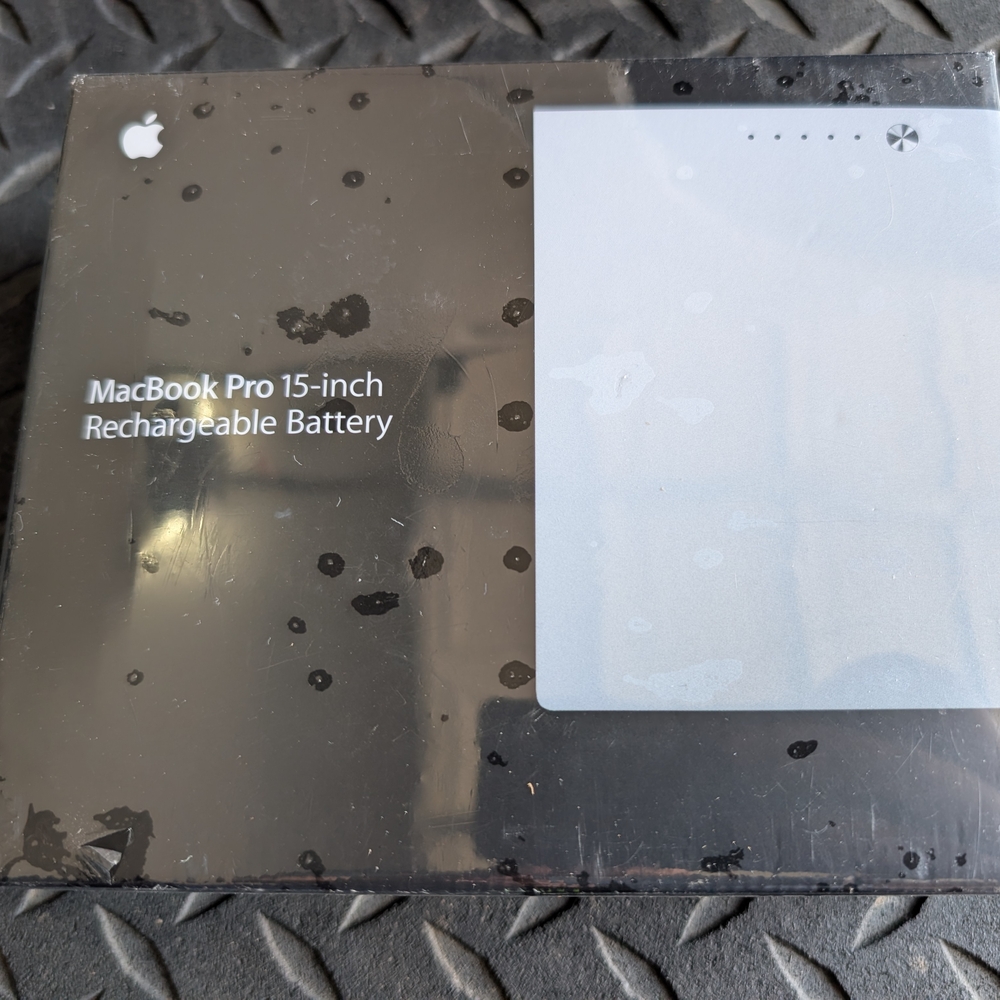 Apple MacBook Pro 15-inch Rechargeable Battery - Black and Silver